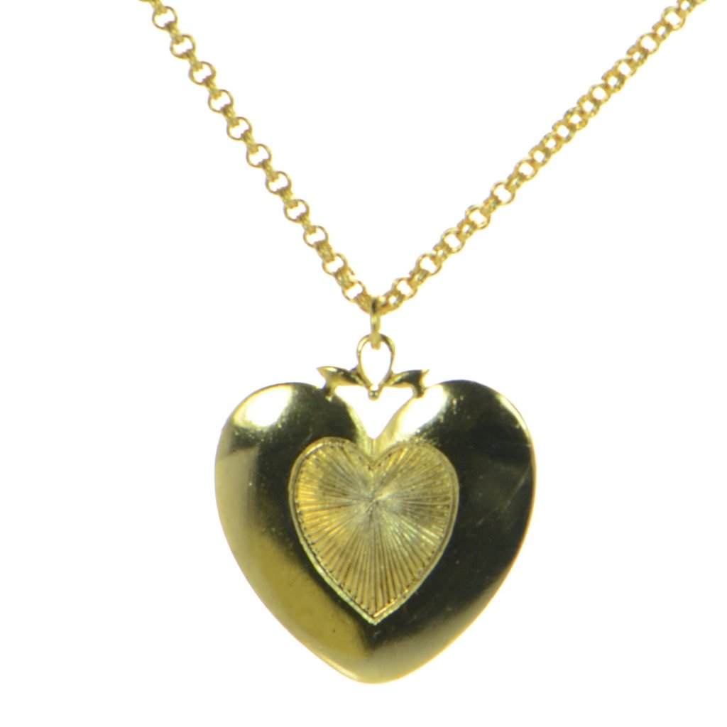 Jennifer Behr Gold-Tone Amada Heart Necklace